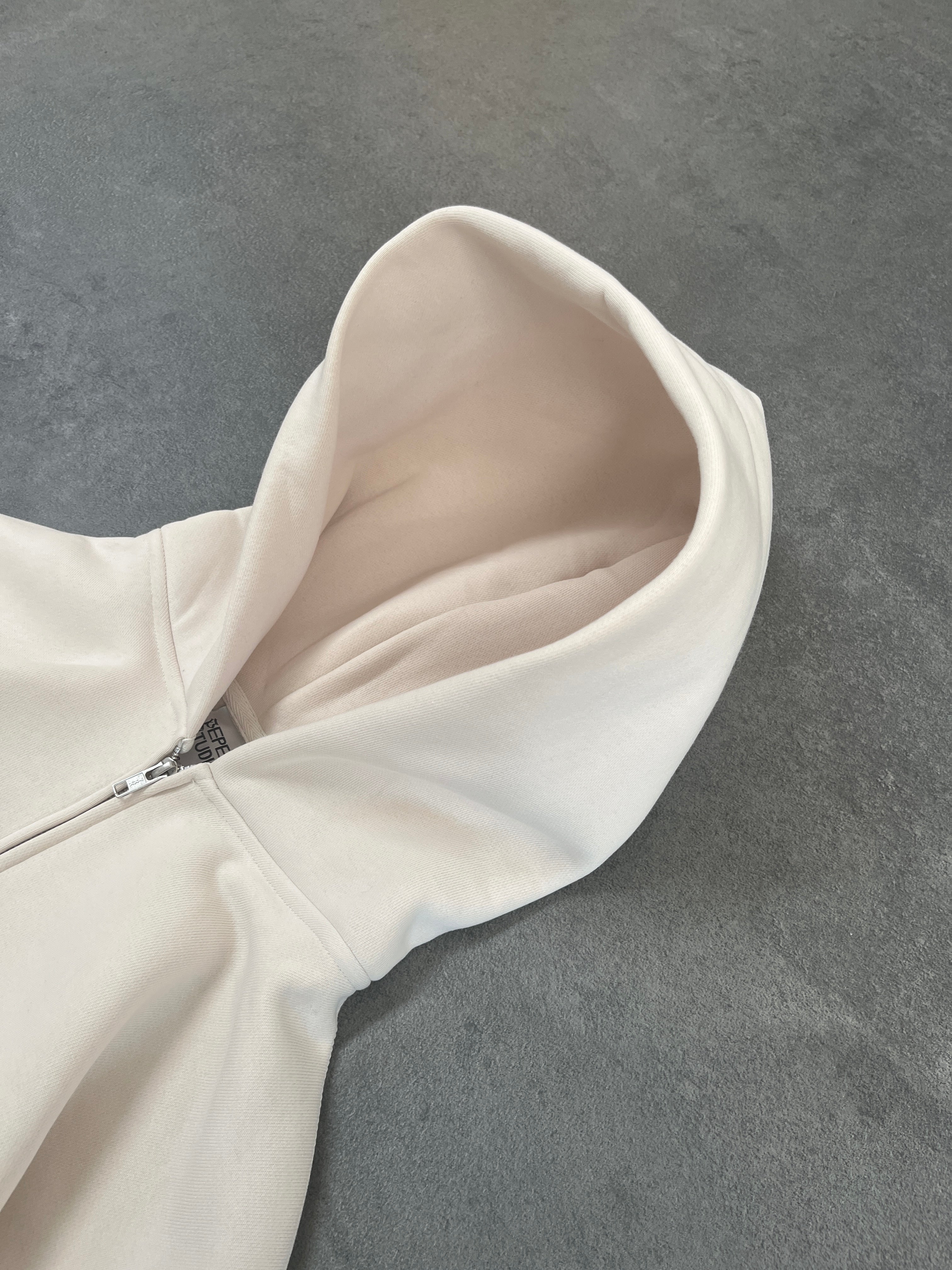 SAND ZIP-HOODIE