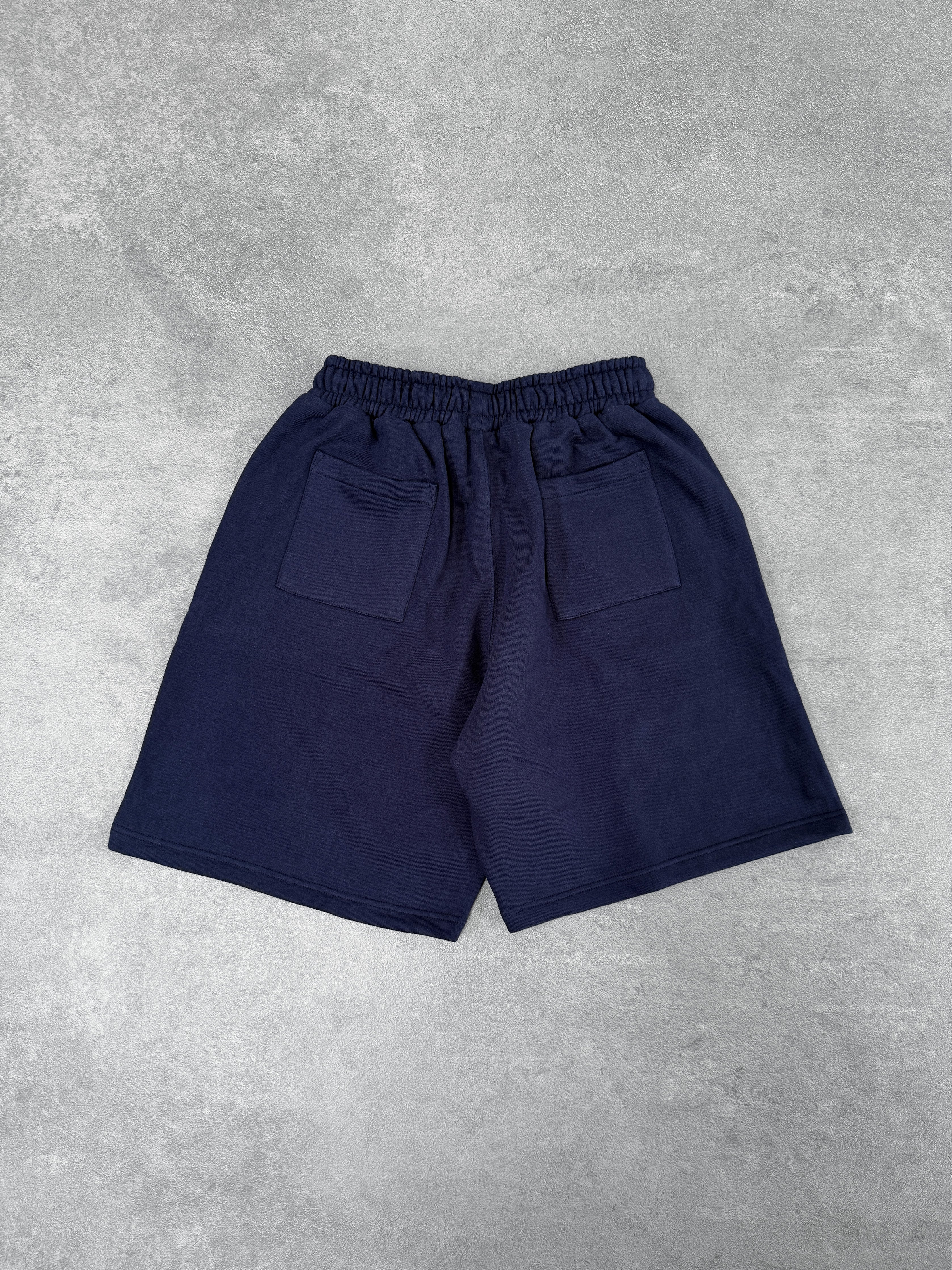 NAVY SWEATS SHORTS